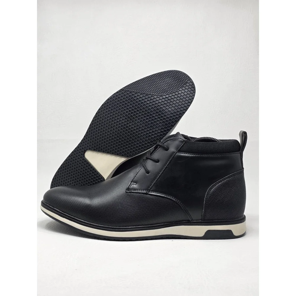 Aldo Black Chukka Boots Lace Up Casual Comfort Mens Size 9.5 M New